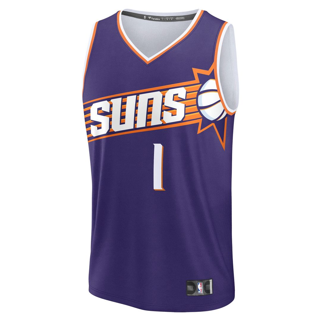 Phoenix Suns Devin Booker Fanatics Youth Fast Break Player Jersey - Icon Edition - Purple