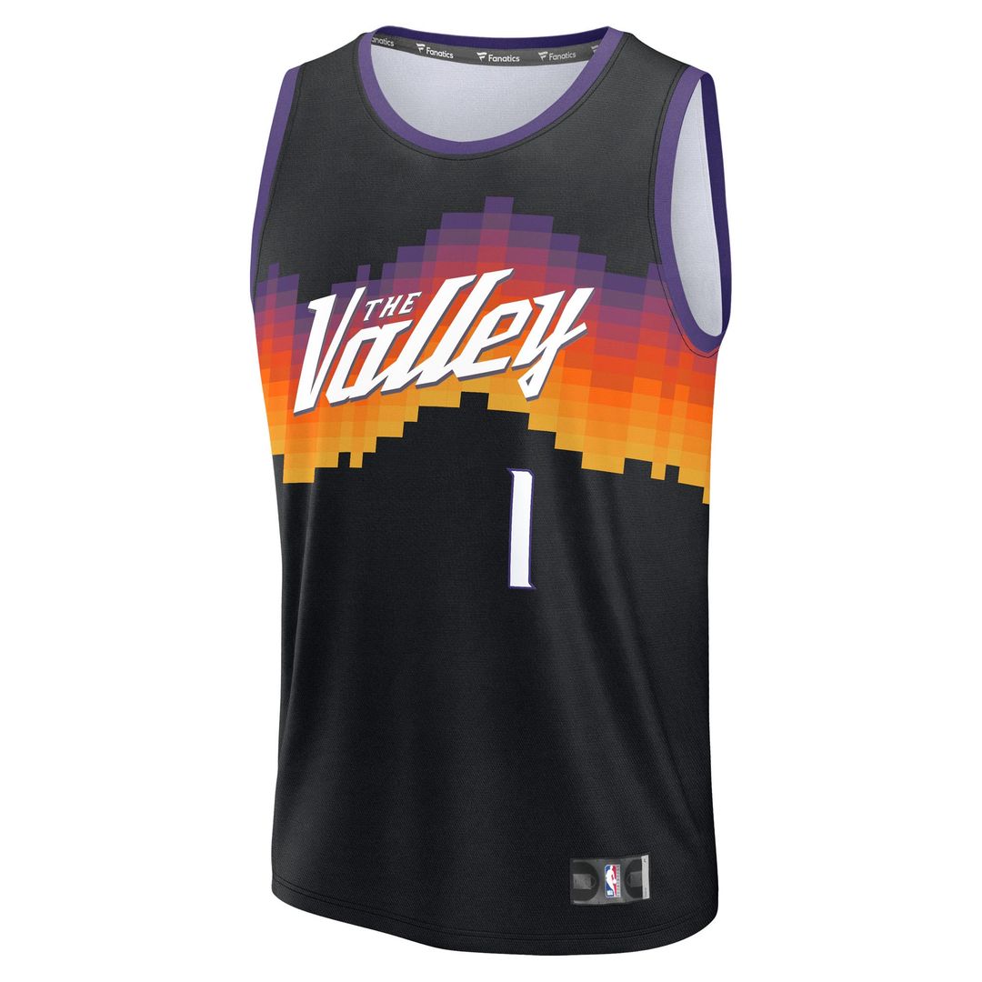 Phoenix Suns Devin Booker Fanatics 2025/26 City Edition Fast Break Jersey - Black