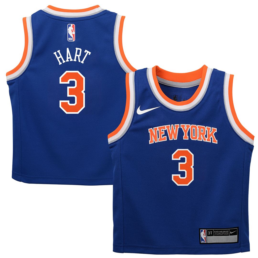 New York Knicks Josh Hart Nike Toddler Replica Swingman Jersey - Icon Edition - Blue