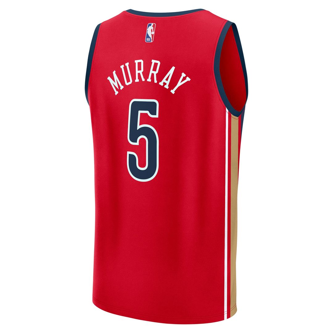 New Orleans Pelicans Dejounte Murray Fanatics Youth Fast Break Replica Player Jersey - Statement Edition - Red