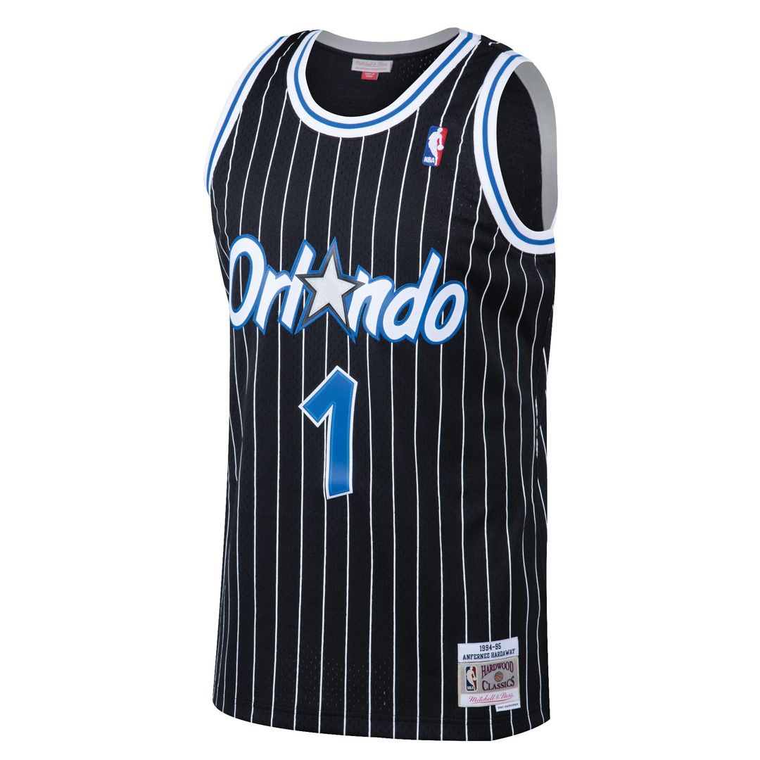 Orlando Magic Penny Hardaway Mitchell & Ness Hardwood Classics Swingman Jersey - Black