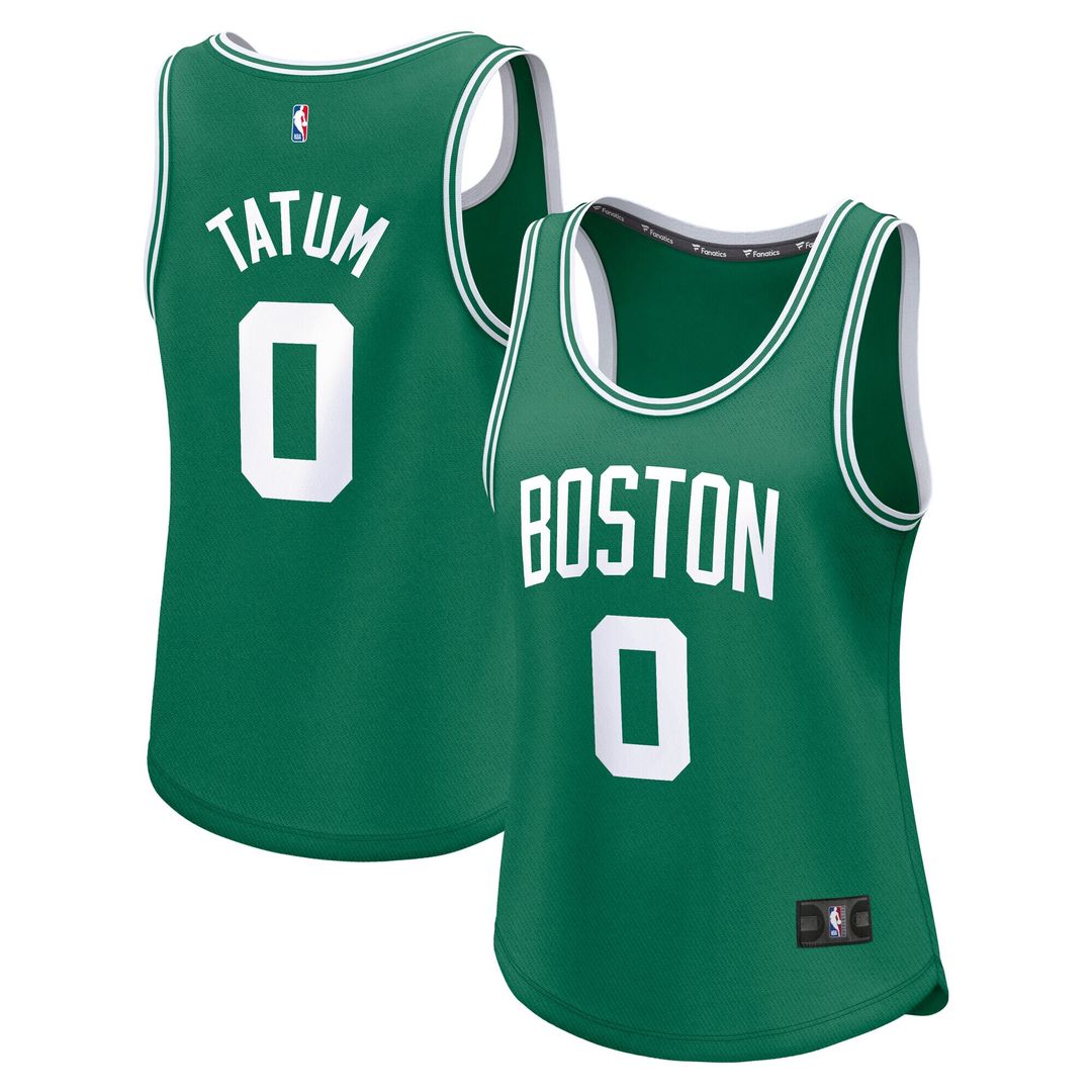 Boston Celtics Jayson Tatum Fanatics Women's Fast Break Player Jersey - Icon Edition - Kelly Green