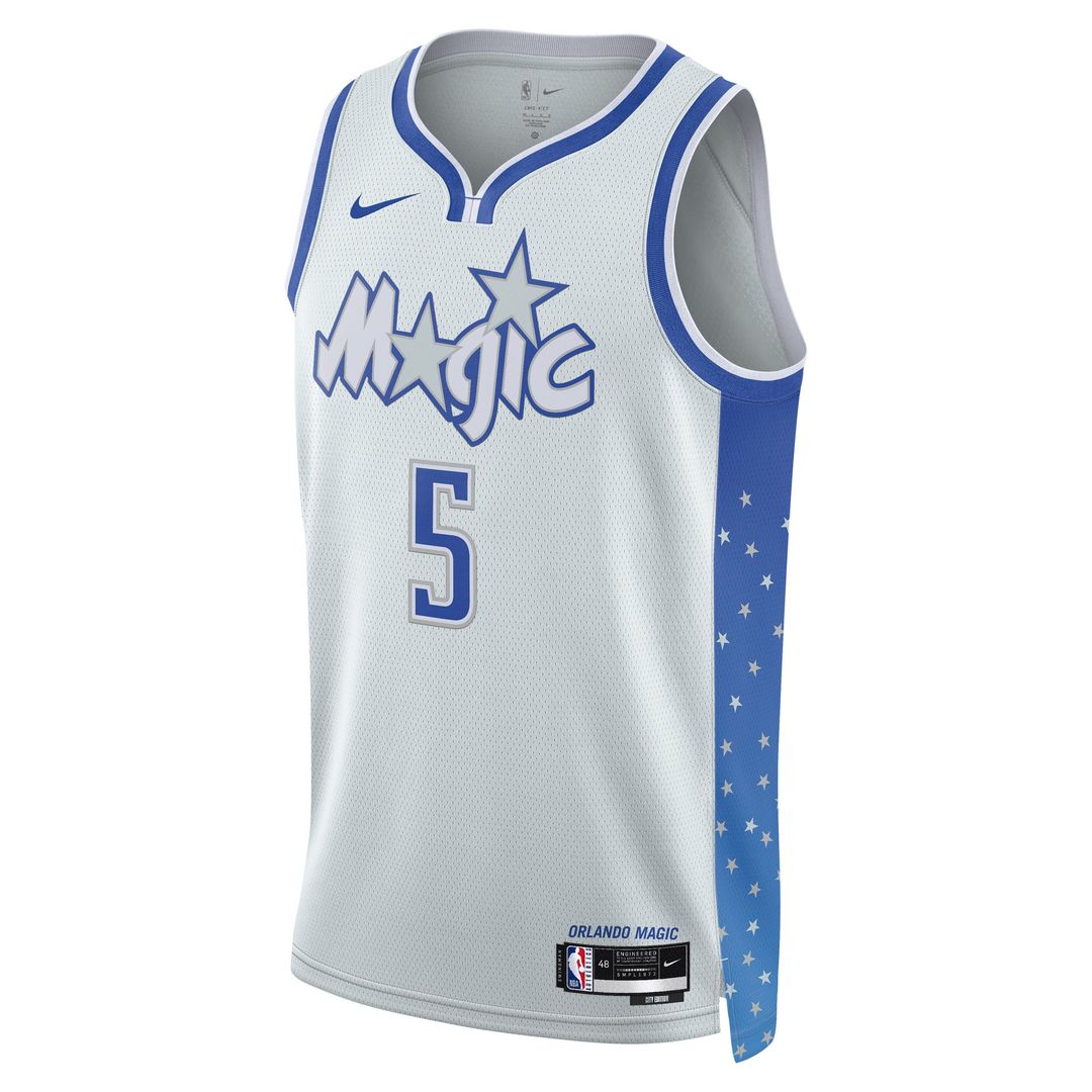 Orlando Magic Paolo Banchero Nike Unisex 2025/26 Swingman Jersey - Silver - City Edition
