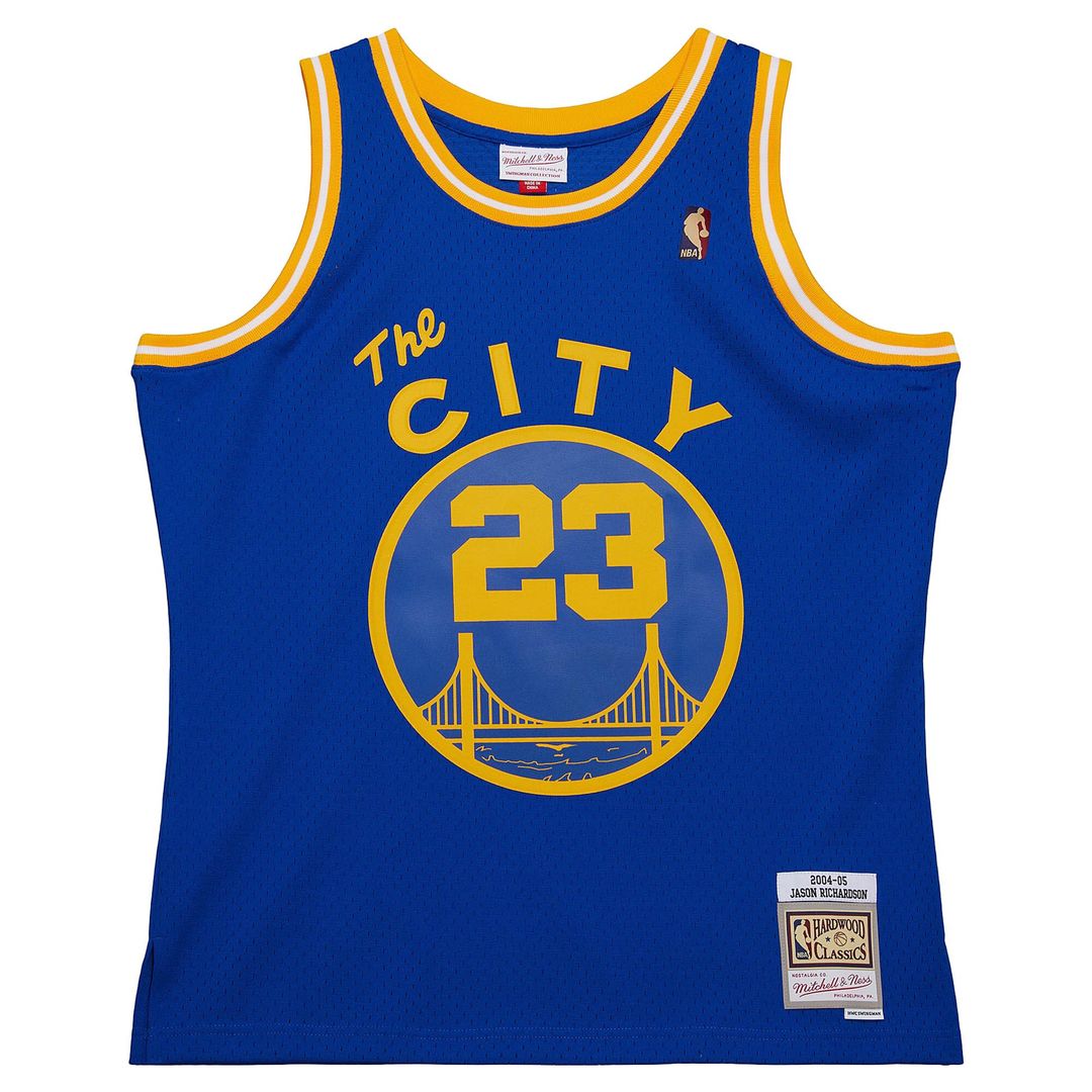 Golden State Warriors Jason Richardson Mitchell & Ness 2004/05 Hardwood Classics Swingman Jersey - Royal