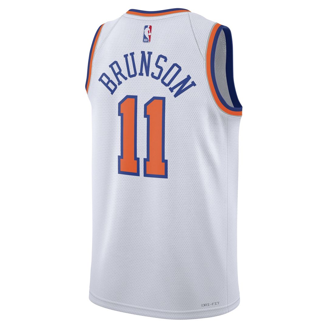 New York Knicks Jalen Brunson Nike Unisex Swingman Jersey - Association Edition - White