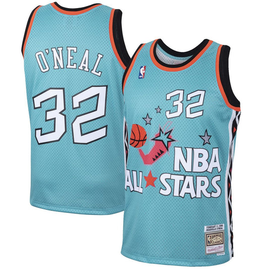 Shaquille O'Neal Mitchell & Ness Eastern Conference 1996 All - Star Hardwood Classics Swingman Jersey - Teal