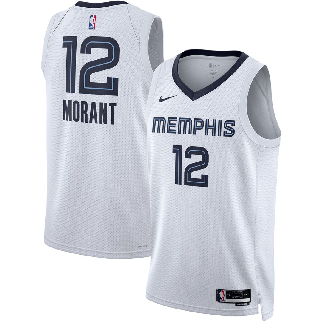 Memphis Grizzlies Ja Morant Nike Unisex Swingman Jersey - Association Edition - White