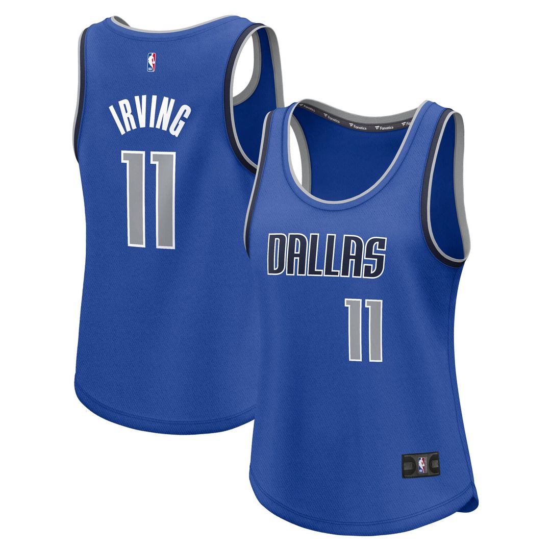 Dallas Mavericks Kyrie Irving Fanatics Women's Fast Break Player Jersey - Icon Edition - Blue