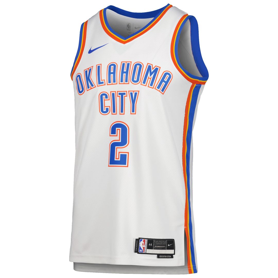 Oklahoma City Thunder Shai Gilgeous - Alexander Nike Unisex Swingman Jersey - Icon Edition - Blue