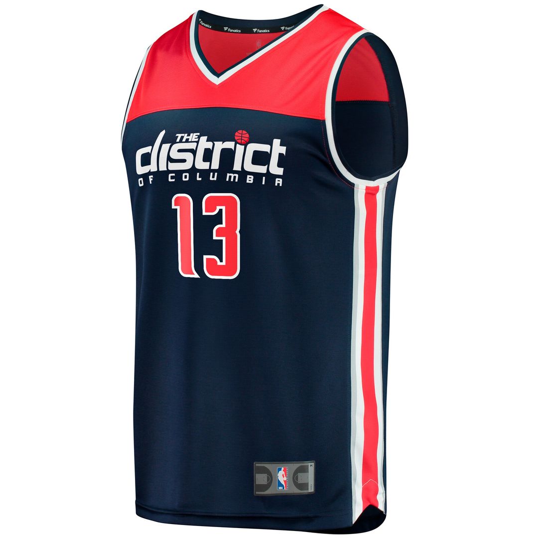 Washington Wizards Jordan Poole Fanatics Youth Fast Break Player Jersey - Statement Edition - Navy