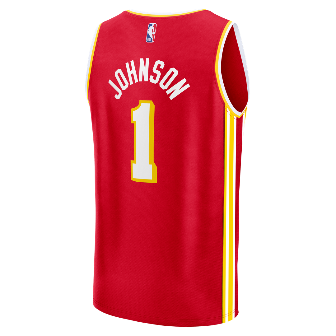 Atlanta Hawks Jalen Johnson Fanatics Youth Fast Break Jersey - Icon Edition - Red
