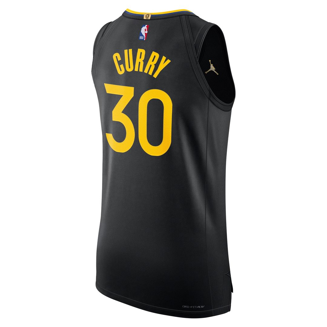 Golden State Warriors Stephen Curry Jordan Brand 2024/25 Authentic Jersey - Statement Edition - Black