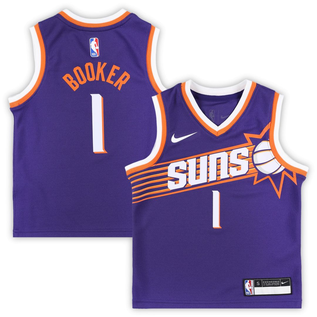 Phoenix Suns Devin Booker Nike Preschool Swingman Player Jersey - Icon Edition - Purple