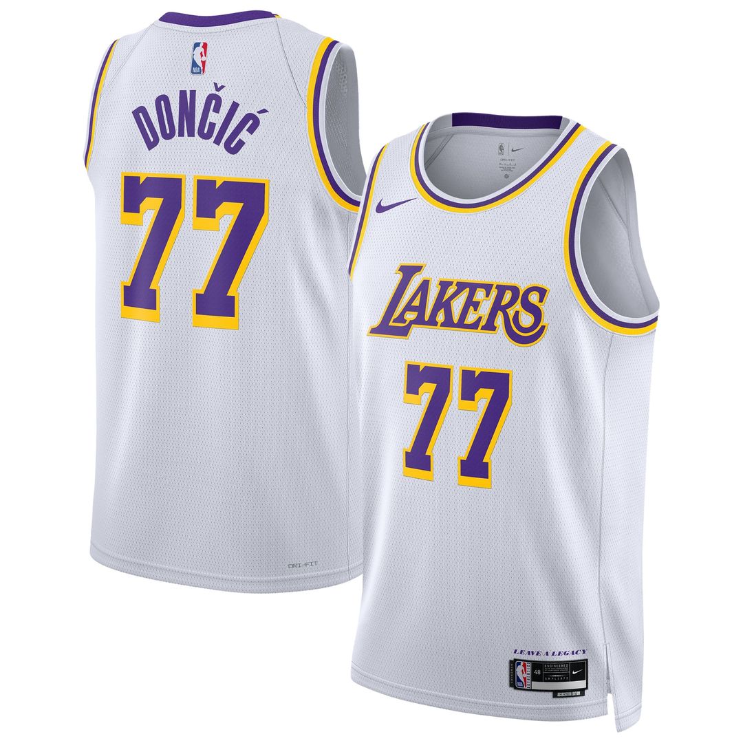 Los Angeles Lakers Luka Dončić Nike Unisex Swingman Jersey - Association Edition - White