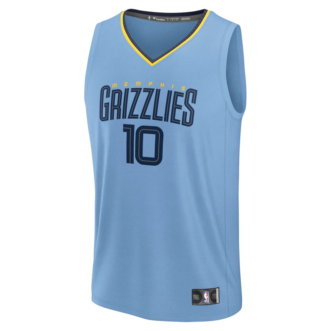 Memphis Grizzlies Luke Kennard Fanatics Fast Break Replica Player Jersey - Statement Edition - Light Blue