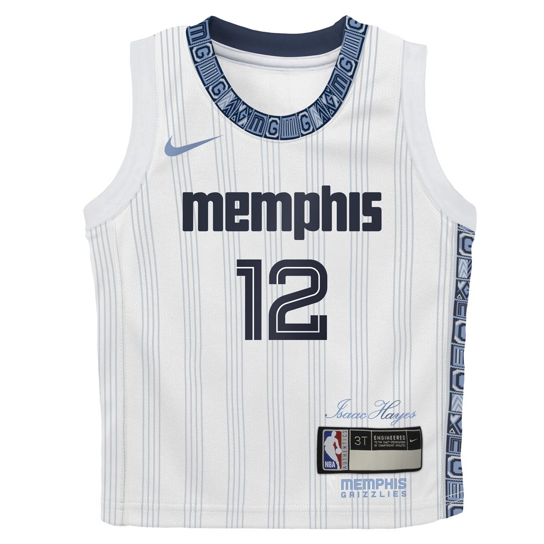 Memphis Grizzlies Ja Morant Nike Preschool 2025/26 City Edition Swingman Jersey - White