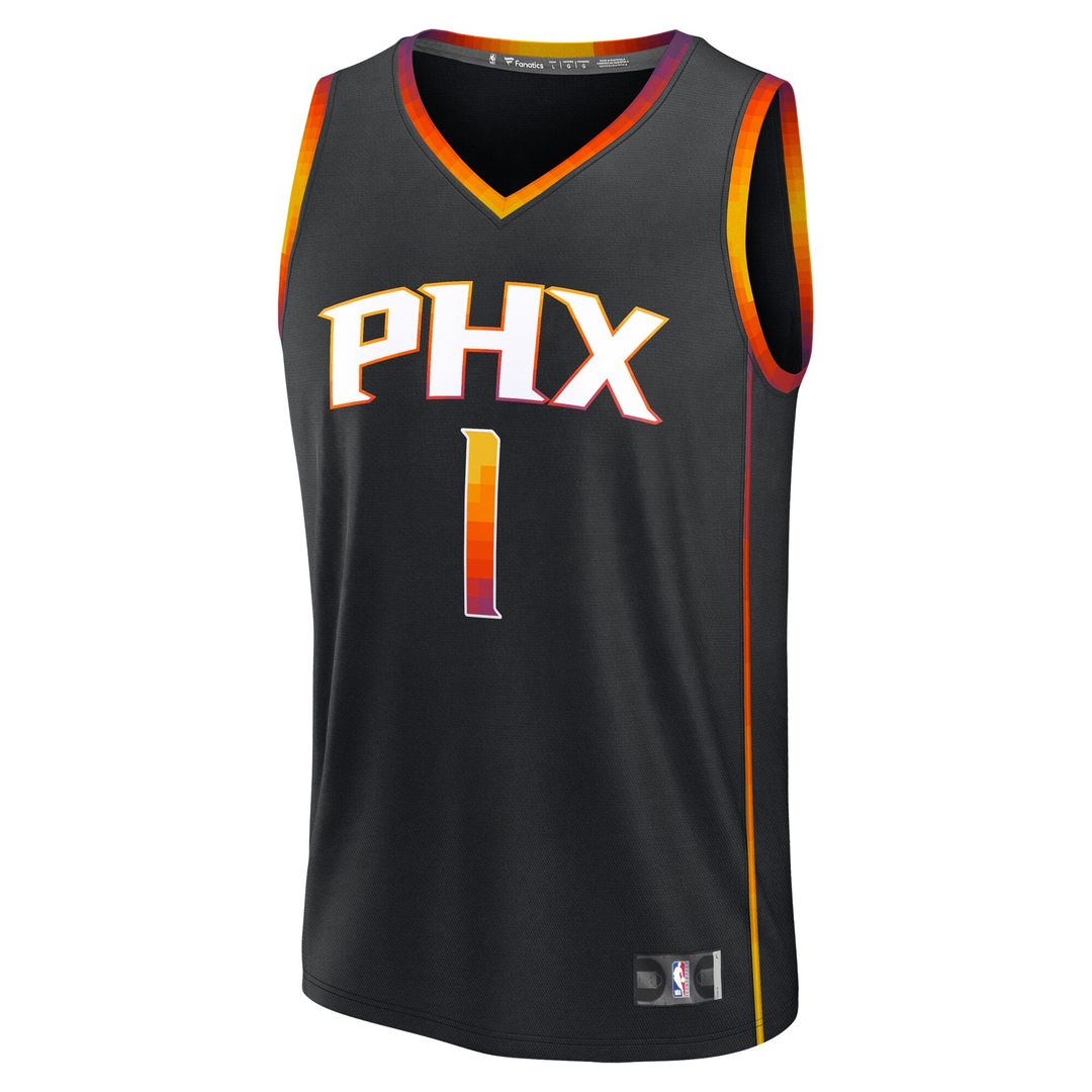 Phoenix Suns Devin Booker Fanatics Youth Fast Break Replica Player Jersey - Statement Edition - Black