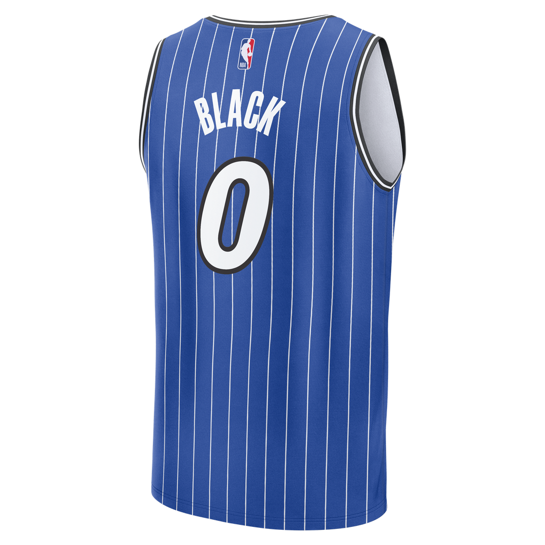Orlando Magic Anthony Black Fanatics Fast Break Replica Jersey - Royal - Icon Edition
