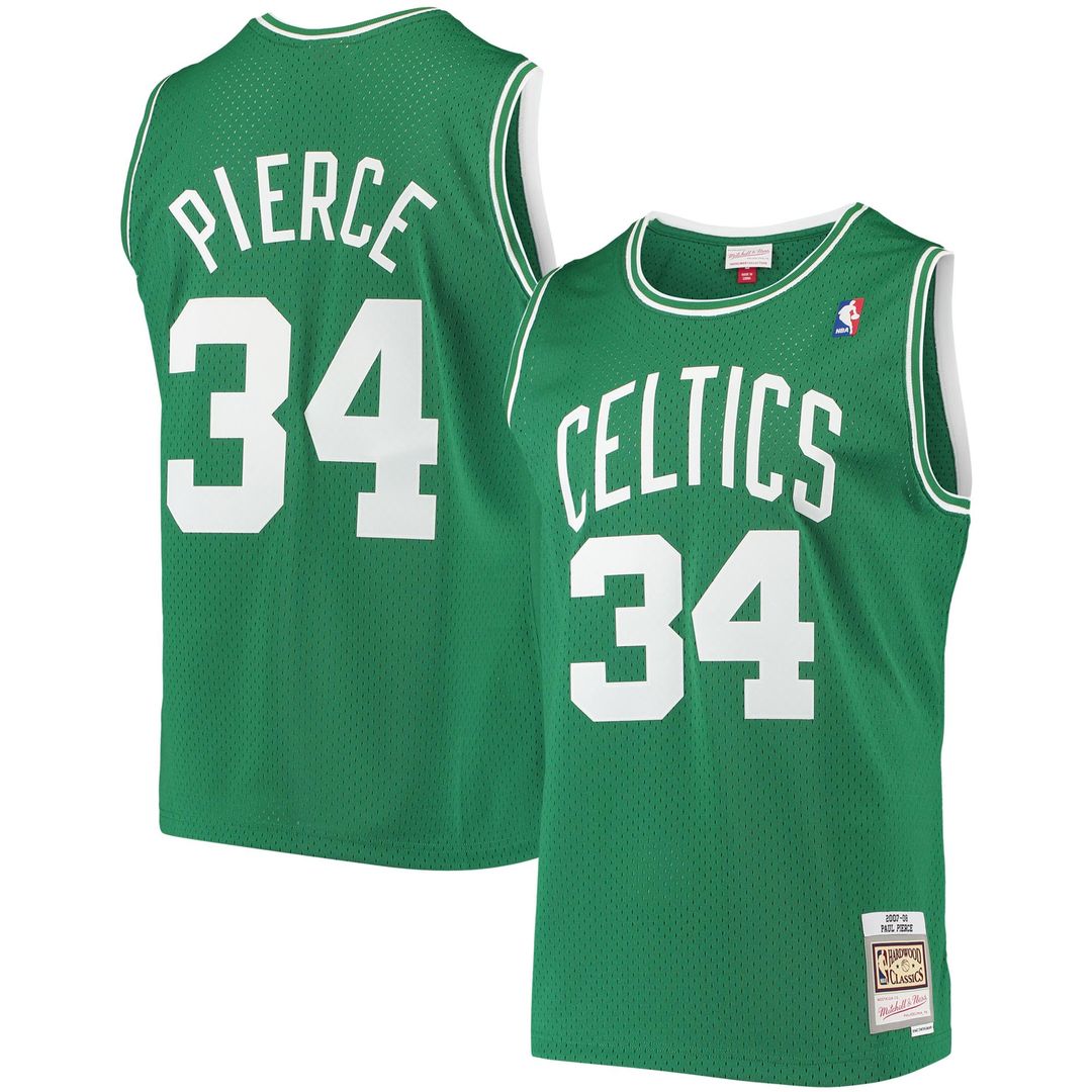Boston Celtics Paul Pierce Mitchell & Ness Hardwood Classics Swingman Jersey - White