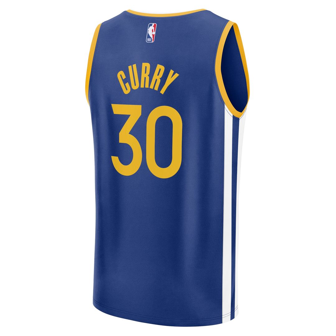 Golden State Warriors Stephen Curry Fanatics Youth Fast Break Replica Player Jersey - Icon Edition - Royal