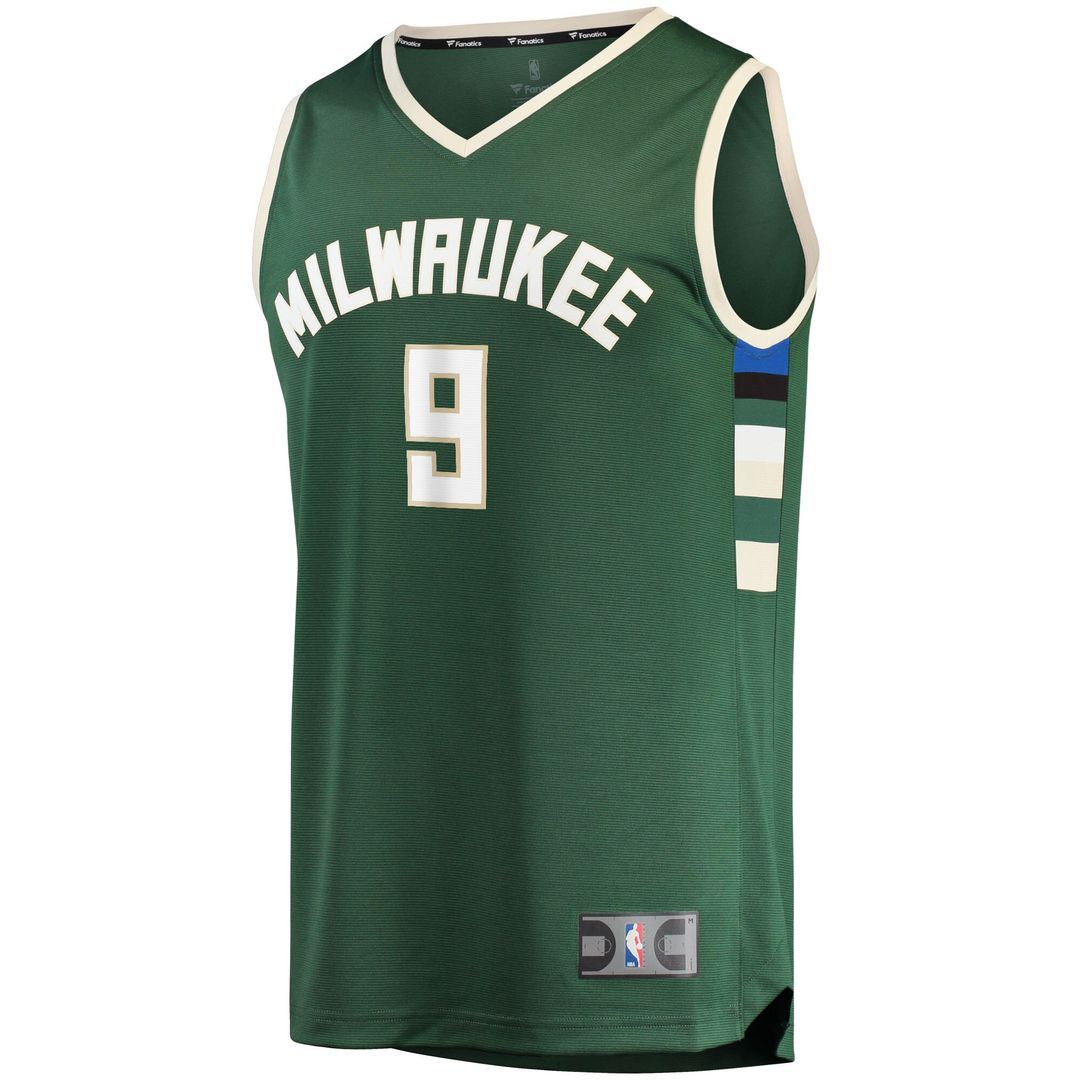 Milwaukee Bucks Bobby Portis Fanatics Fast Break Replica Jersey - Icon Edition - Green