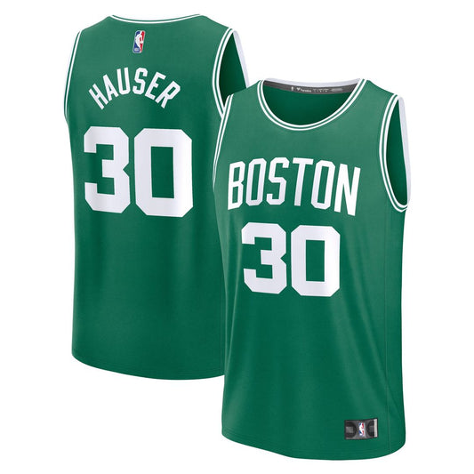 Boston Celtics Sam Hauser Fanatics Fast Break Replica Player Jersey - Icon Edition - Kelly Green
