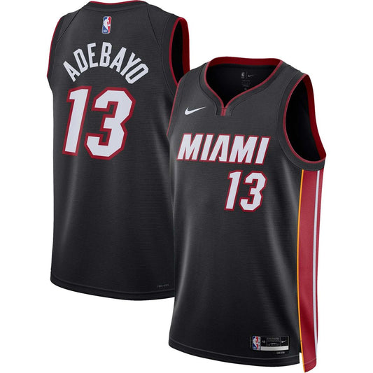 Miami Heat Bam Adebayo Nike Unisex Swingman Jersey - Icon Edition - Black