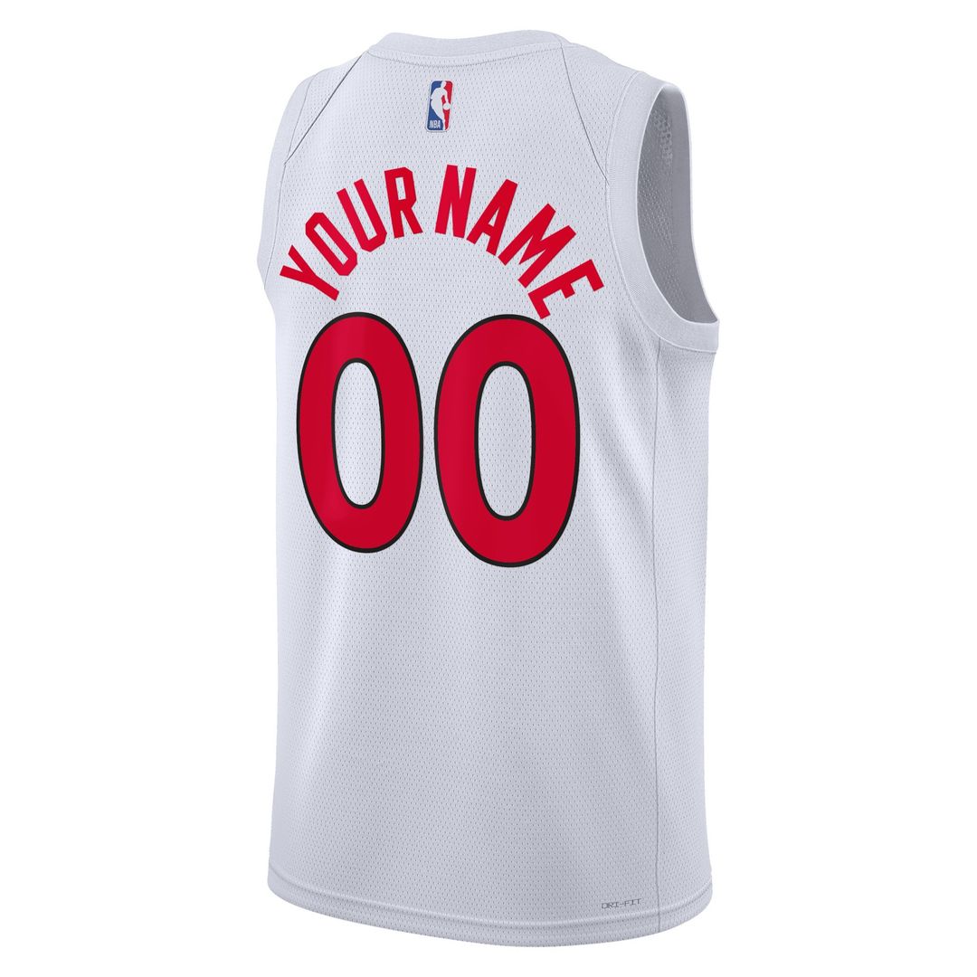 Toronto Raptors Nike Unisex Swingman Custom Jersey Red - Icon Edition