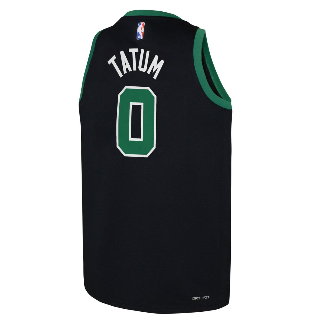 Boston Celtics Jayson Tatum Jordan Brand Youth Swingman Jersey - Statement Edition - Black