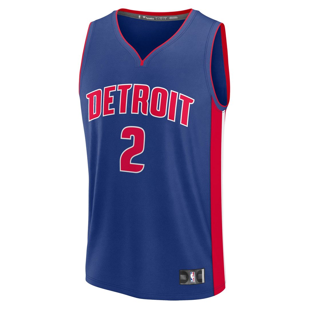 Detroit Pistons Cade Cunningham Fanatics Fast Break Replica Player Jersey - Icon Edition - Blue