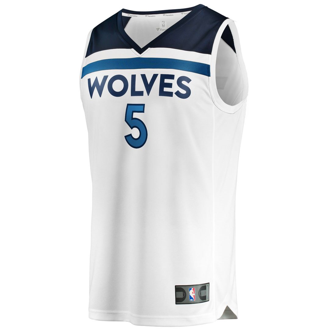 Minnesota Timberwolves Anthony Edwards Fanatics Fast Break Replica Player Jersey - Association Edition - White