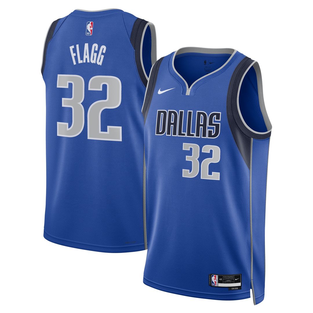 Dallas Mavericks Cooper Flagg Nike Unisex 2025 NBA Draft First Round Pick Swingman Jersey - Icon Edition - Blue