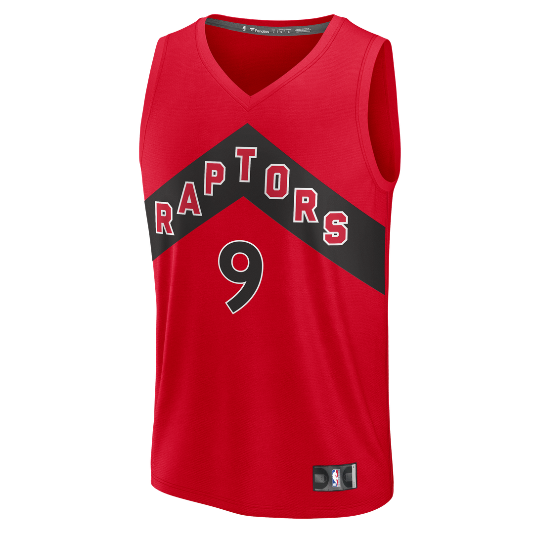 Toronto Raptors RJ Barrett Fanatics Fast Break Jersey - Red - Icon Edition