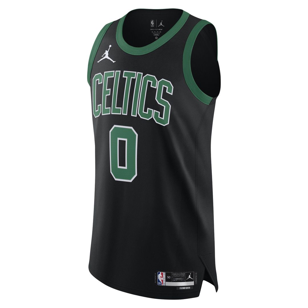 Boston Celtics Jayson Tatum Jordan Brand Authentic Player Jersey - Statement Edition - Black