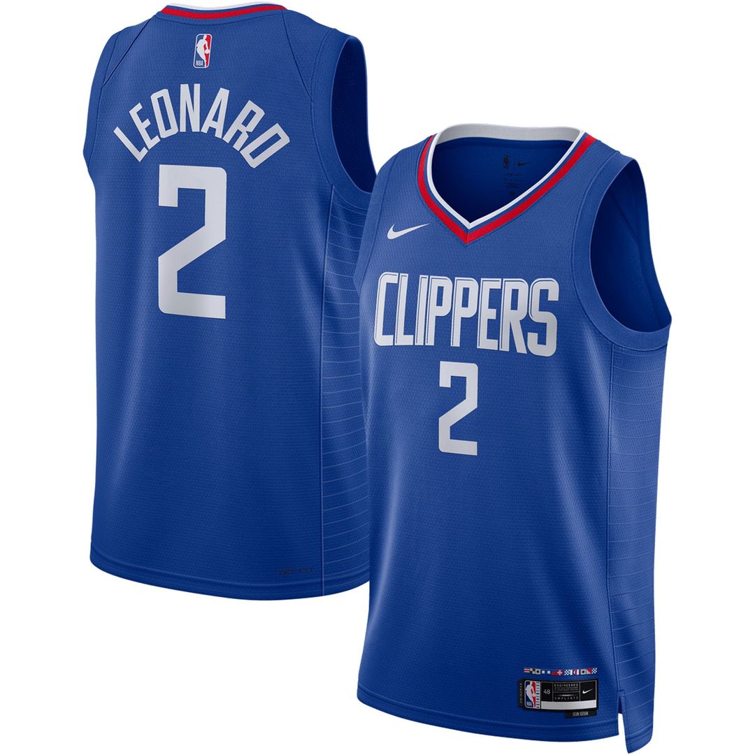 LA Clippers Kawhi Leonard Nike Unisex Swingman Jersey - Association Edition - White
