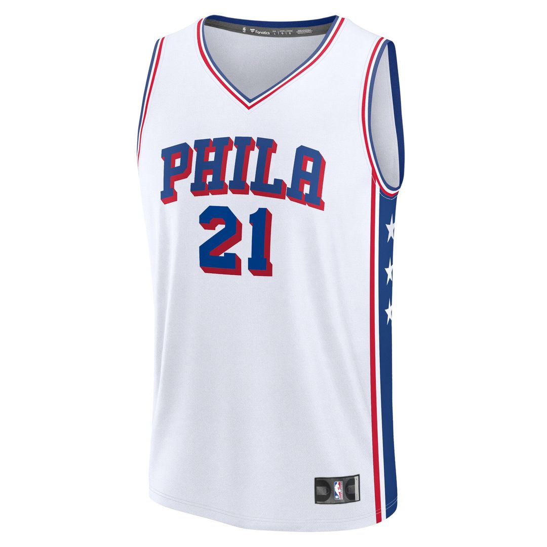 Philadelphia 76ers Joel Embiid Fanatics Fast Break Replica Jersey - Icon Edition - Royal