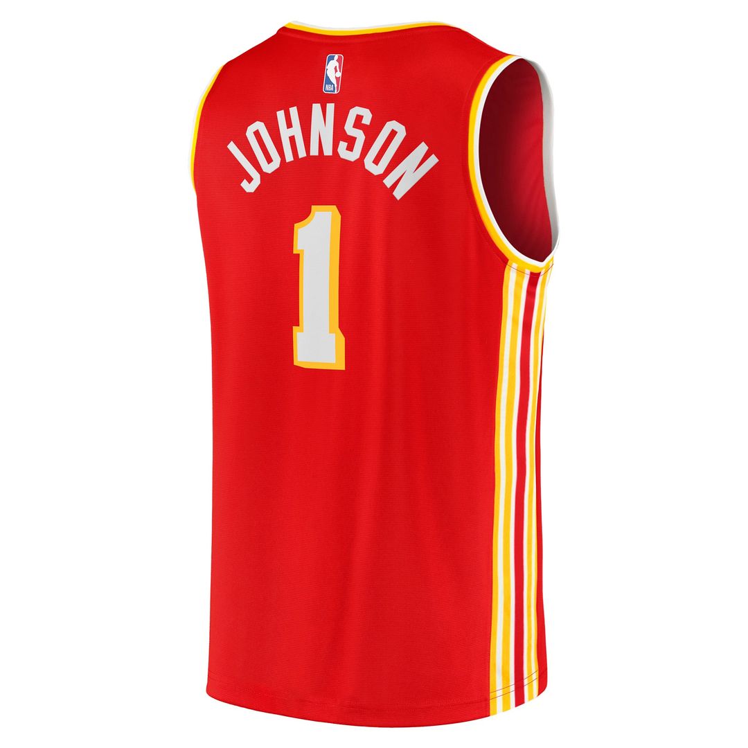 Atlanta Hawks Jalen Johnson Fanatics Fast Break Replica Jersey - Icon Edition - Red
