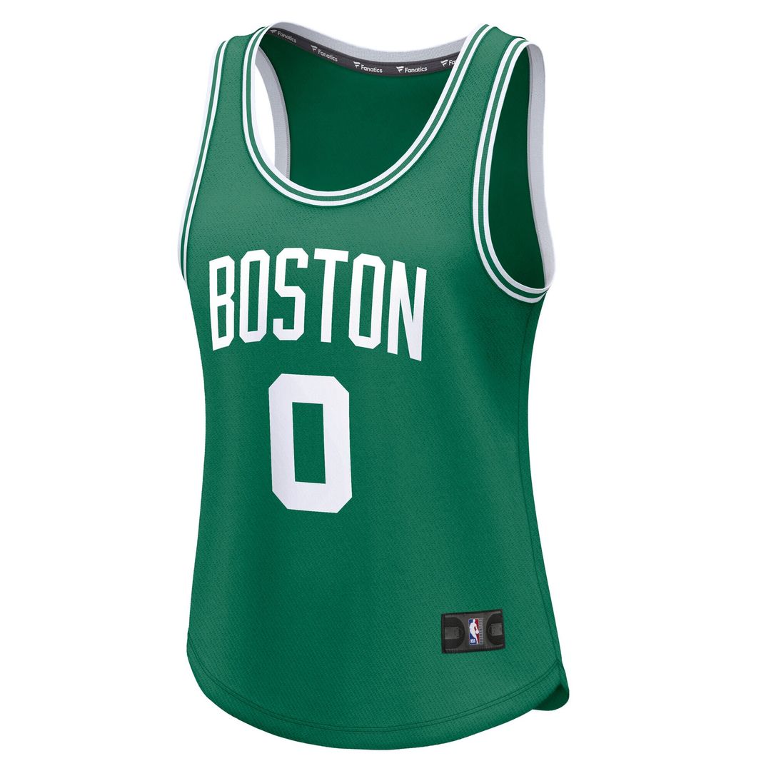 Boston Celtics Jayson Tatum Fanatics Women's Fast Break Player Jersey - Icon Edition - Kelly Green