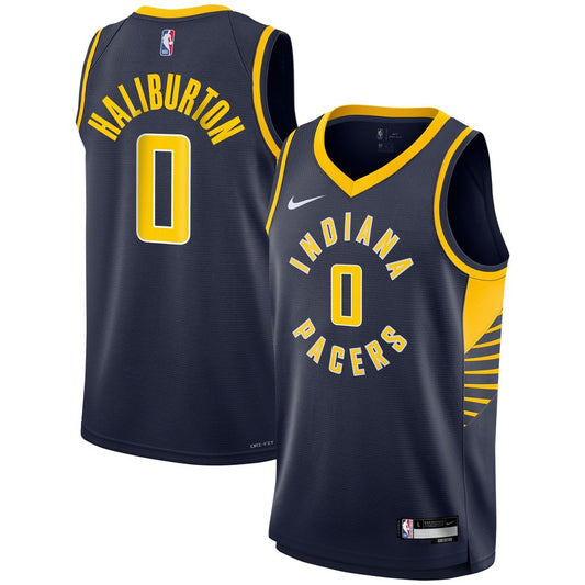 Indiana Pacers Tyrese Haliburton Nike Youth Swingman Jersey - Icon Edition - Navy