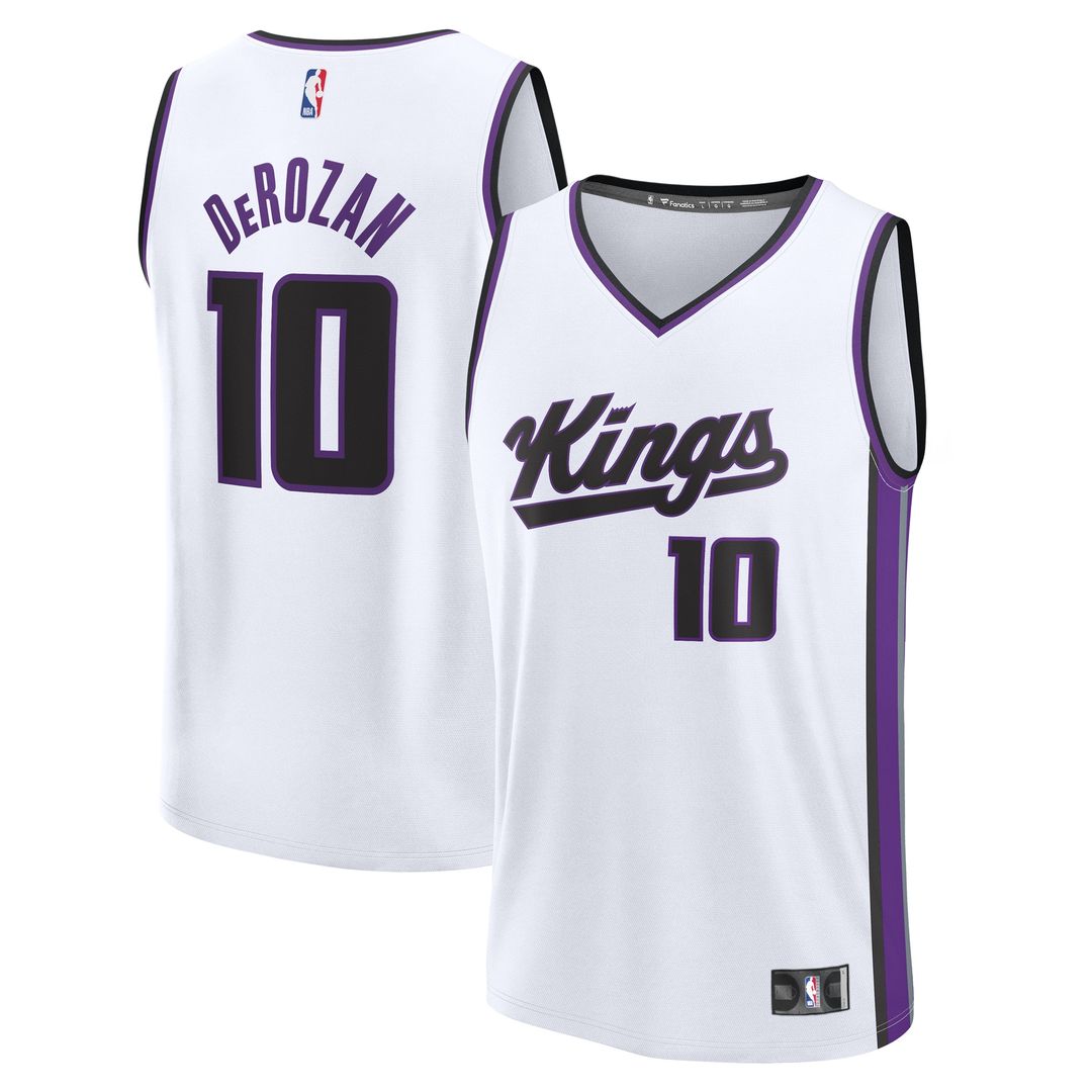 Sacramento Kings DeMar DeRozan Fanatics Fast Break Replica Player Jersey - Association Edition - White