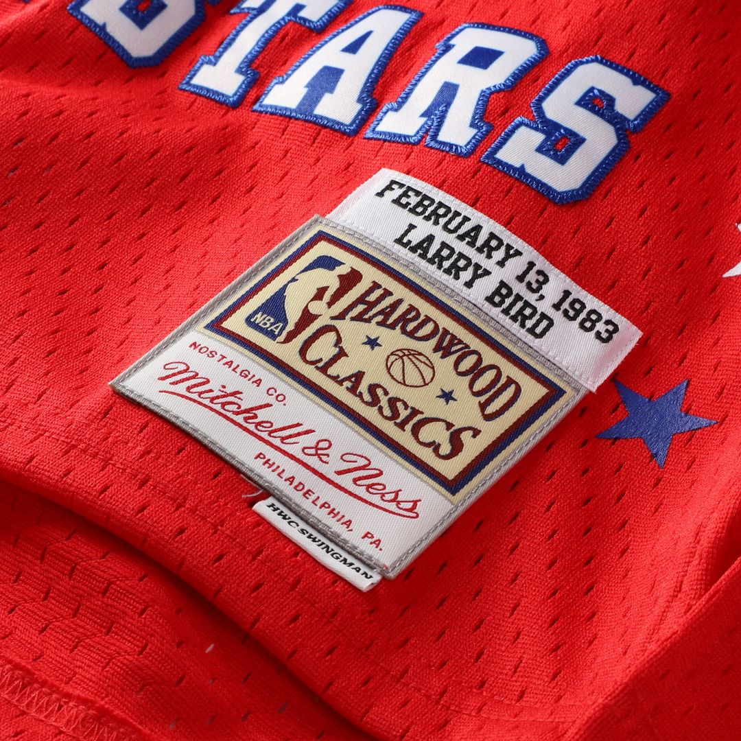 Larry Bird 1983 NBA All - Star Game Mitchell & Ness Youth Hardwood Classics Swingman Jersey - Red