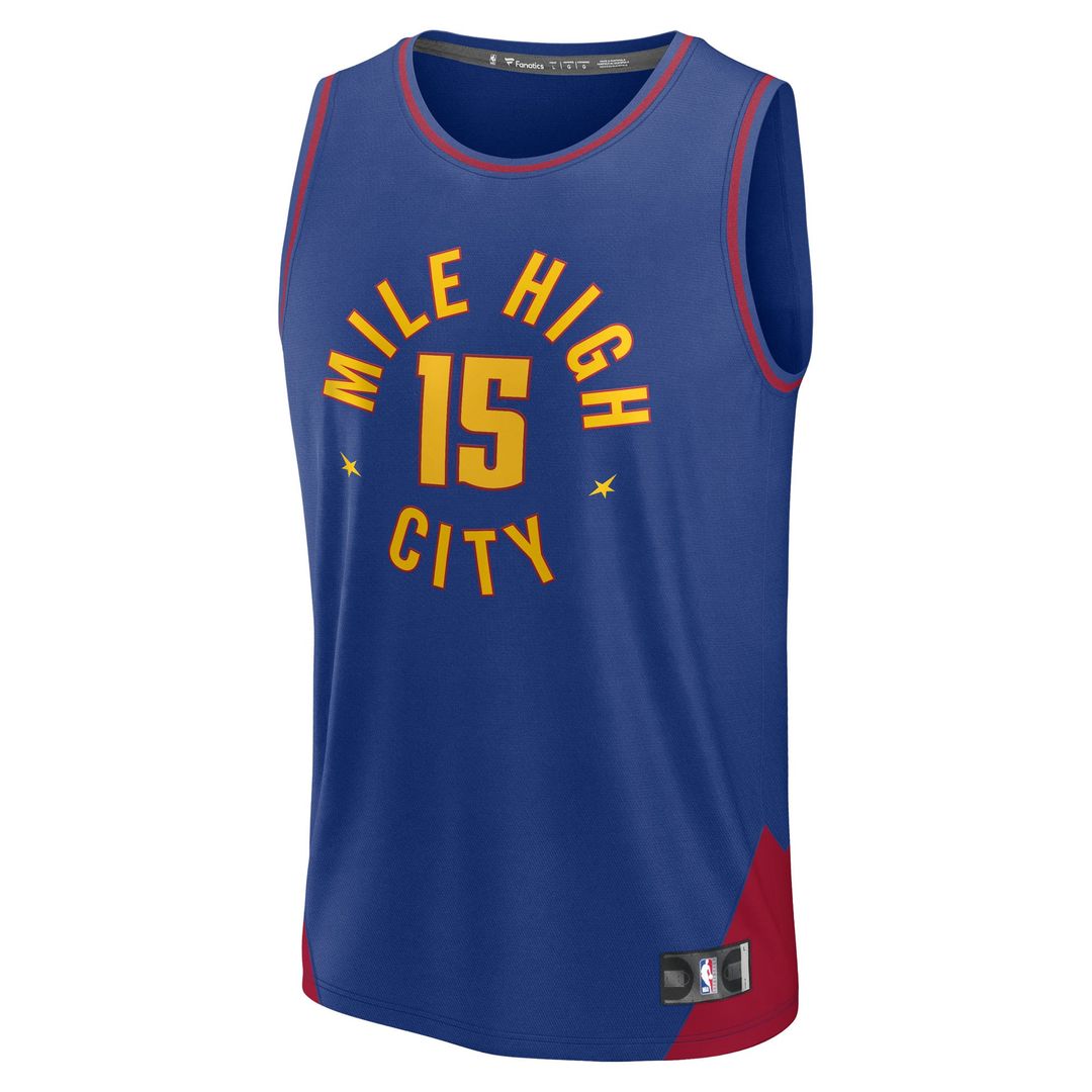 Denver Nuggets Nikola Jokic Fanatics Fast Break Replica Player Jersey - Statement Edition - Blue