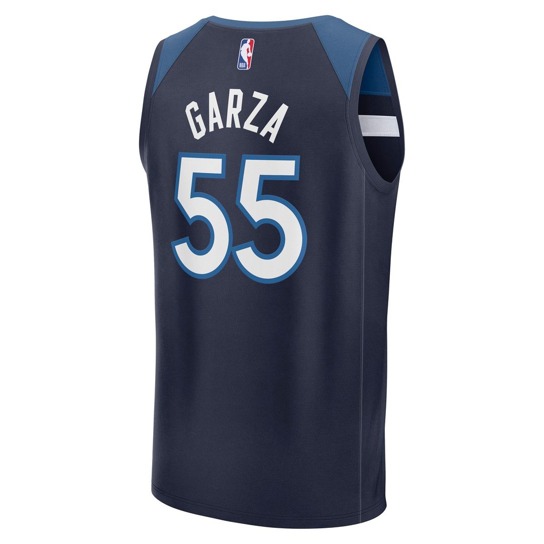 Minnesota Timberwolves Luka Garza Fanatics Fast Break Replica Player Jersey - Icon Edition - Navy