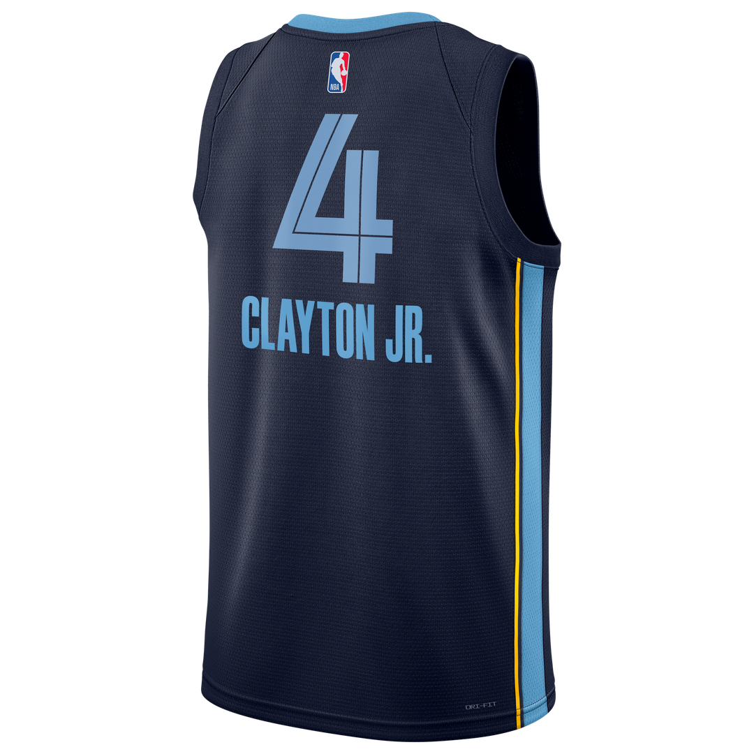 Memphis Grizzlies Walter Clayton Jr. Nike Unisex Swingman Jersey - Icon Edition - Navy