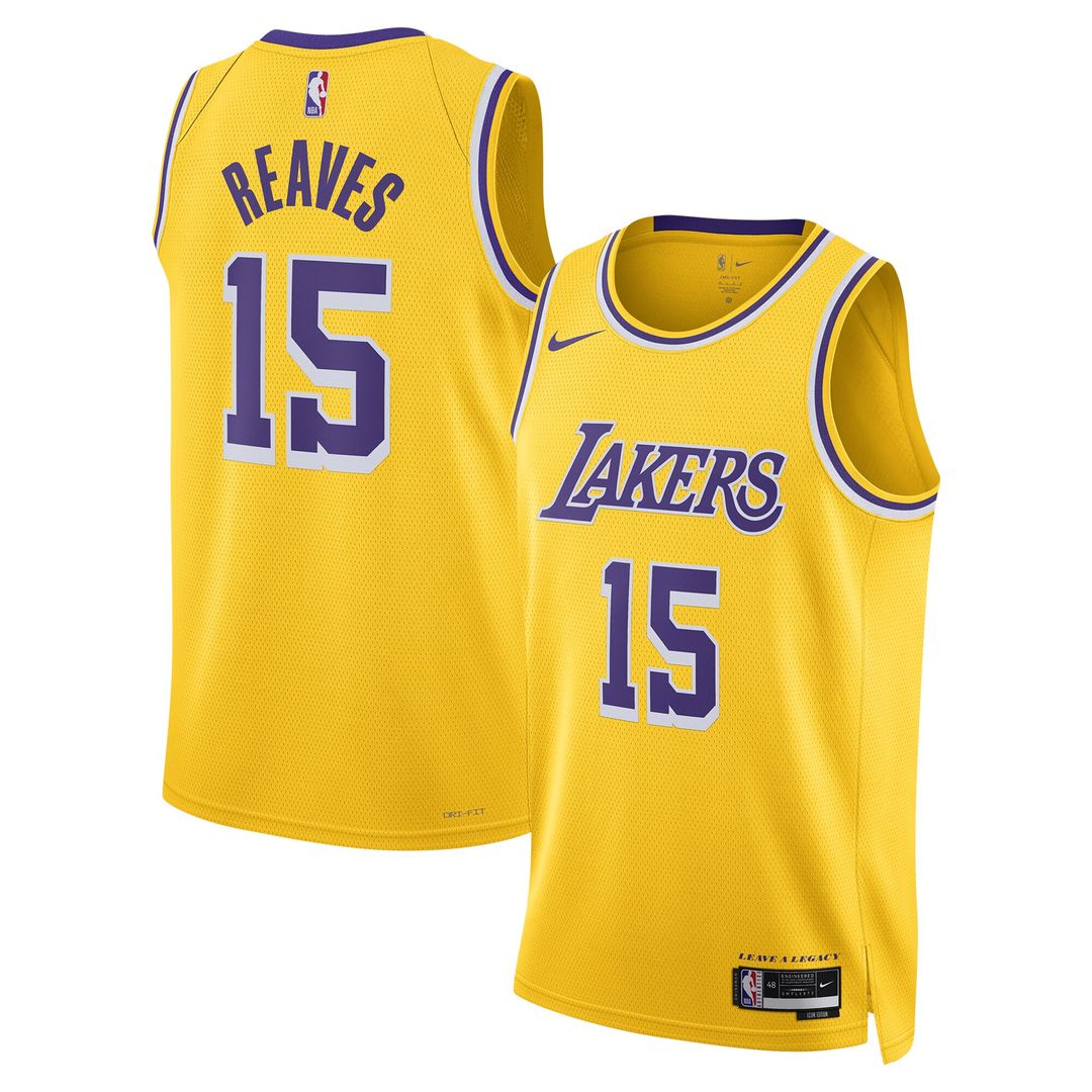 Los Angeles Lakers Austin Reaves Nike Unisex Swingman Jersey - Icon Edition - Gold