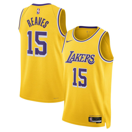 Los Angeles Lakers Austin Reaves Nike Unisex Swingman Jersey - Icon Edition - Gold