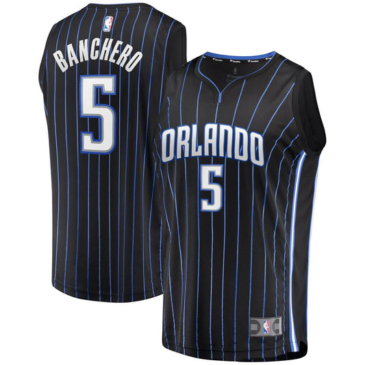 Orlando Magic Paolo Banchero Fanatics Youth Fast Break Player Jersey - Icon Edition - Black