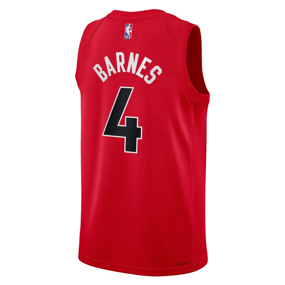 Toronto Raptors Scottie Barnes Nike Youth Swingman Jersey - Icon Edition - Red