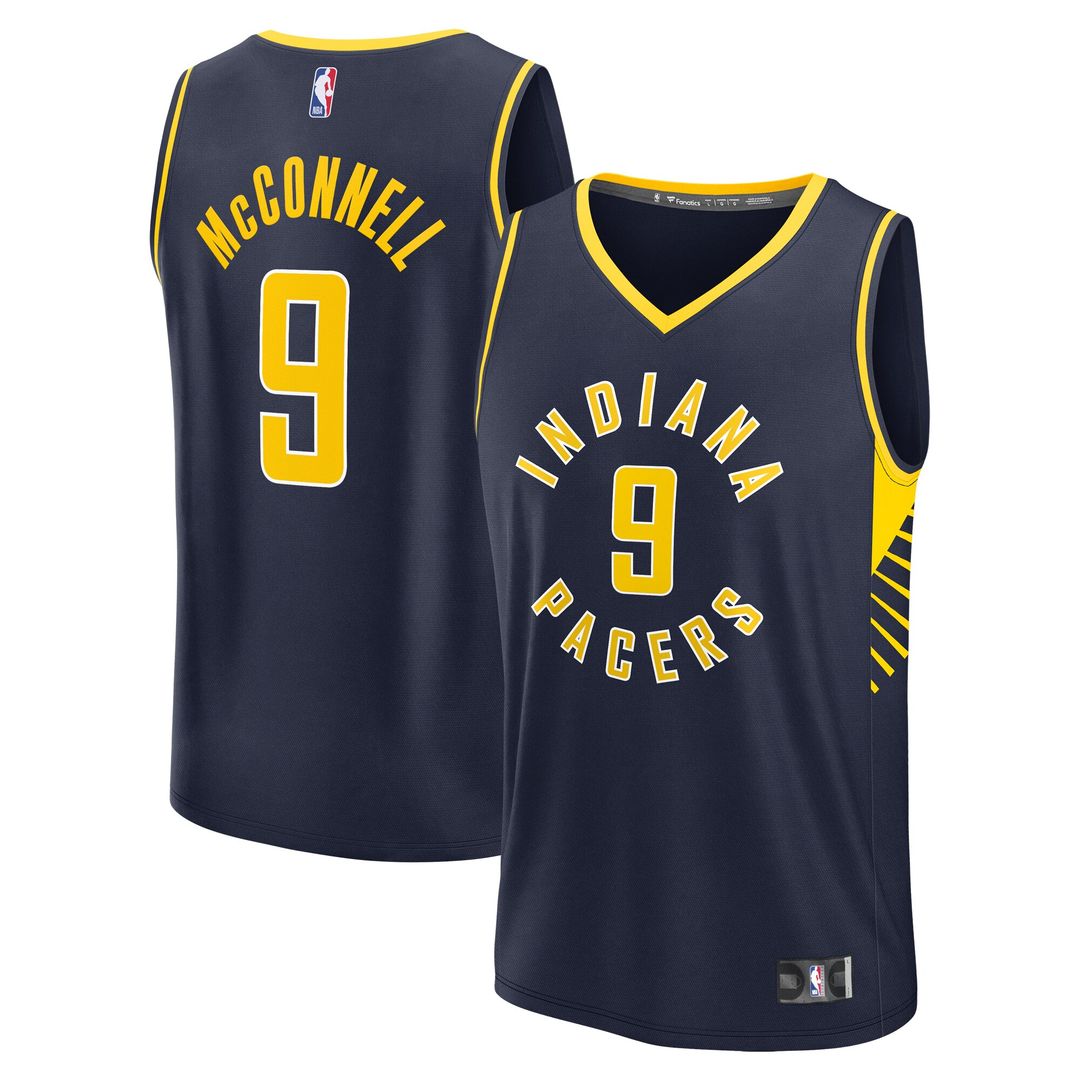Indiana Pacers T.J. McConnell Fanatics Youth Fast Break Replica Player Jersey - Icon Edition - Navy