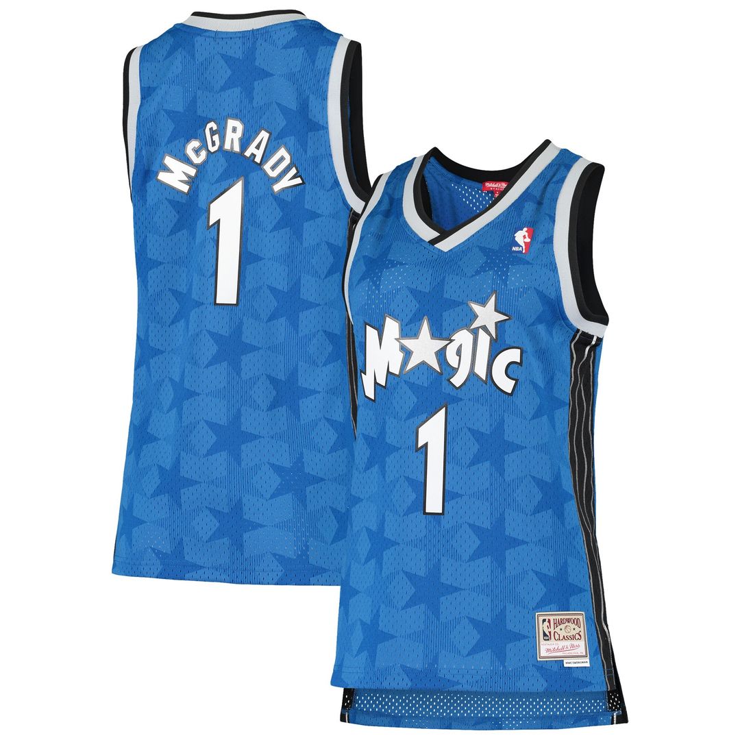 Orlando Magic Tracy McGrady Mitchell & Ness Women's 2000/01 Hardwood Classics Swingman Jersey - Blue
